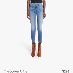Mother jeans, “high waisted looker ankle”. Excellent condition.